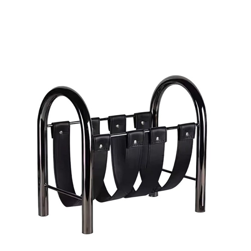 Lighting And Decor Magazine - Modern light luxury metal leather magazine