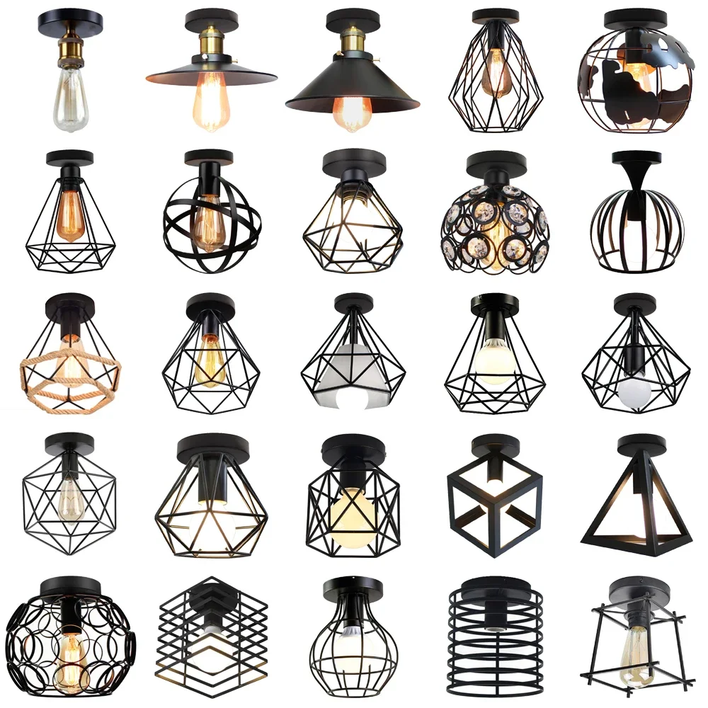Decor Lighting Returns - Vintage Iron Ceiling Light Return Corridor