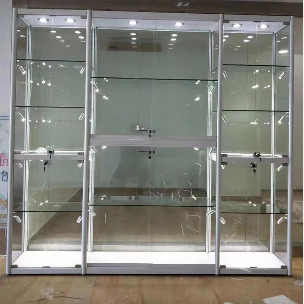 Lighting & Home Decor Studio - LED Illuminated Retail Store Showcase Tempered