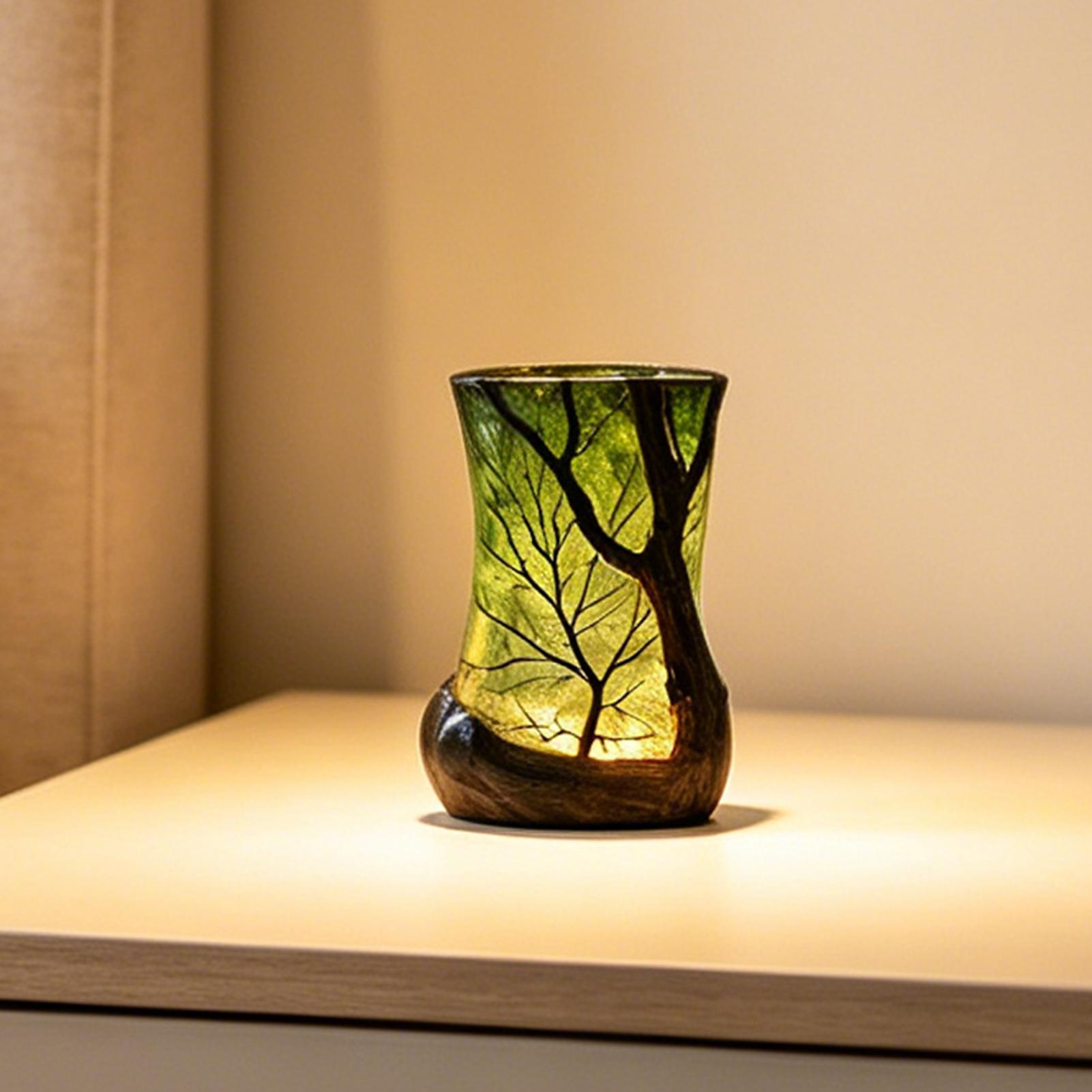 Lighting Decoration In Bedroom - Bedside Table Lamp Forest Nightlight Decorative