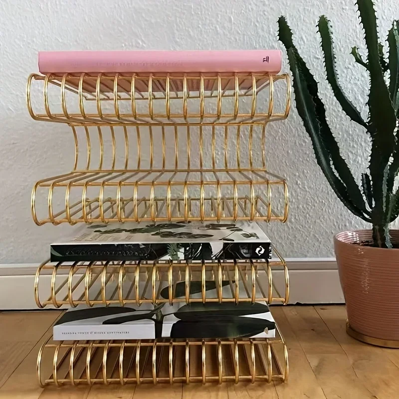 Lighting And Decor Magazine - Light Luxury Magazine Rack Creative Landing