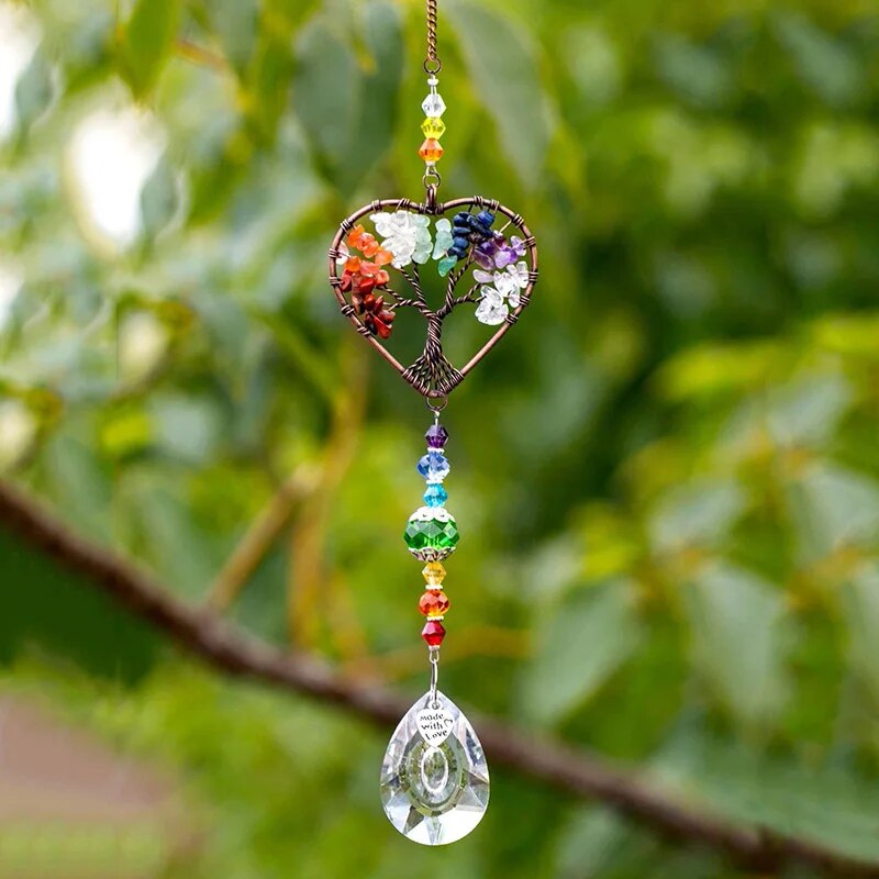 Lighting Decor Inc - 1pc Colorful Original Stone Tree Of