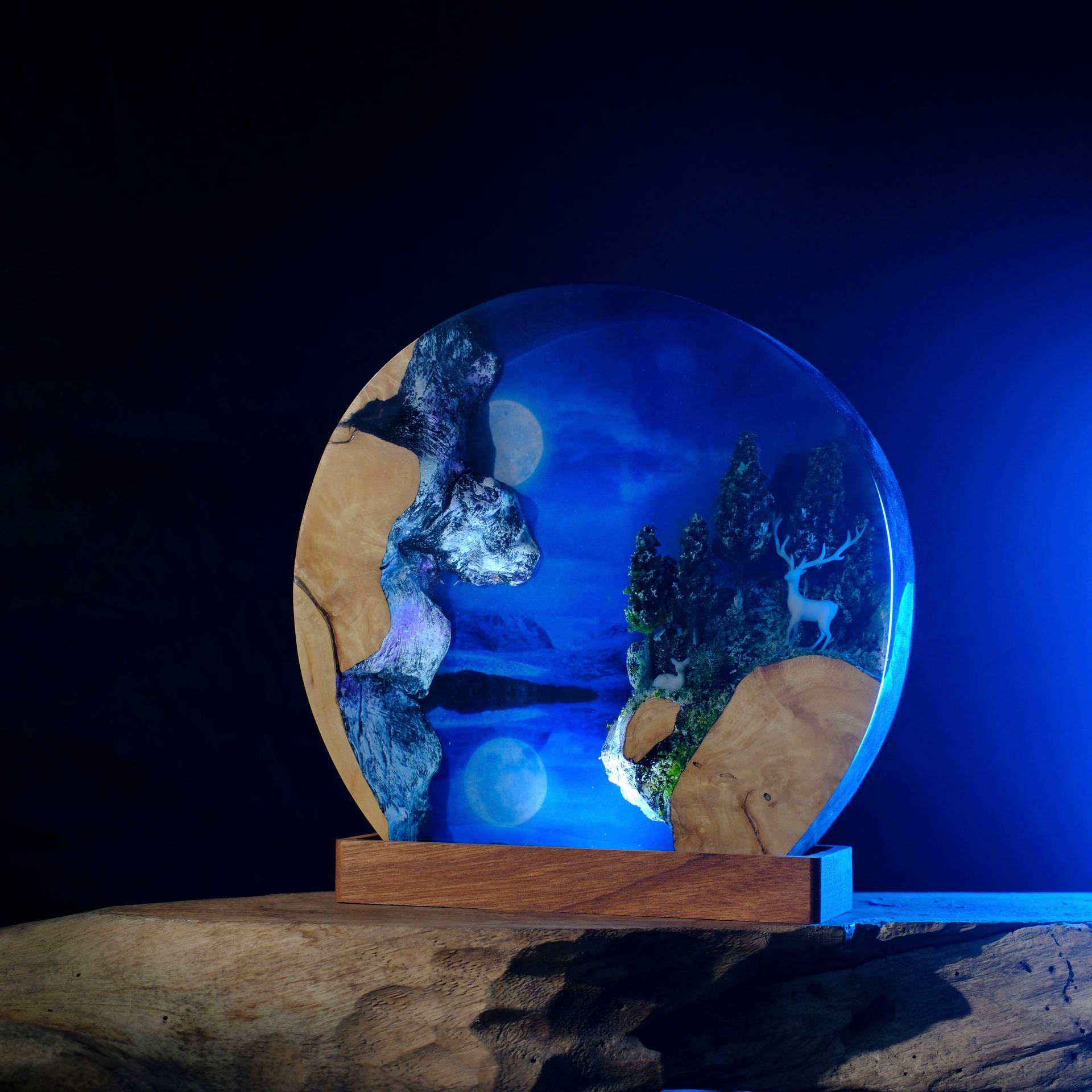 Lighting Decor Items - Customized Items Resin Table Light Magic