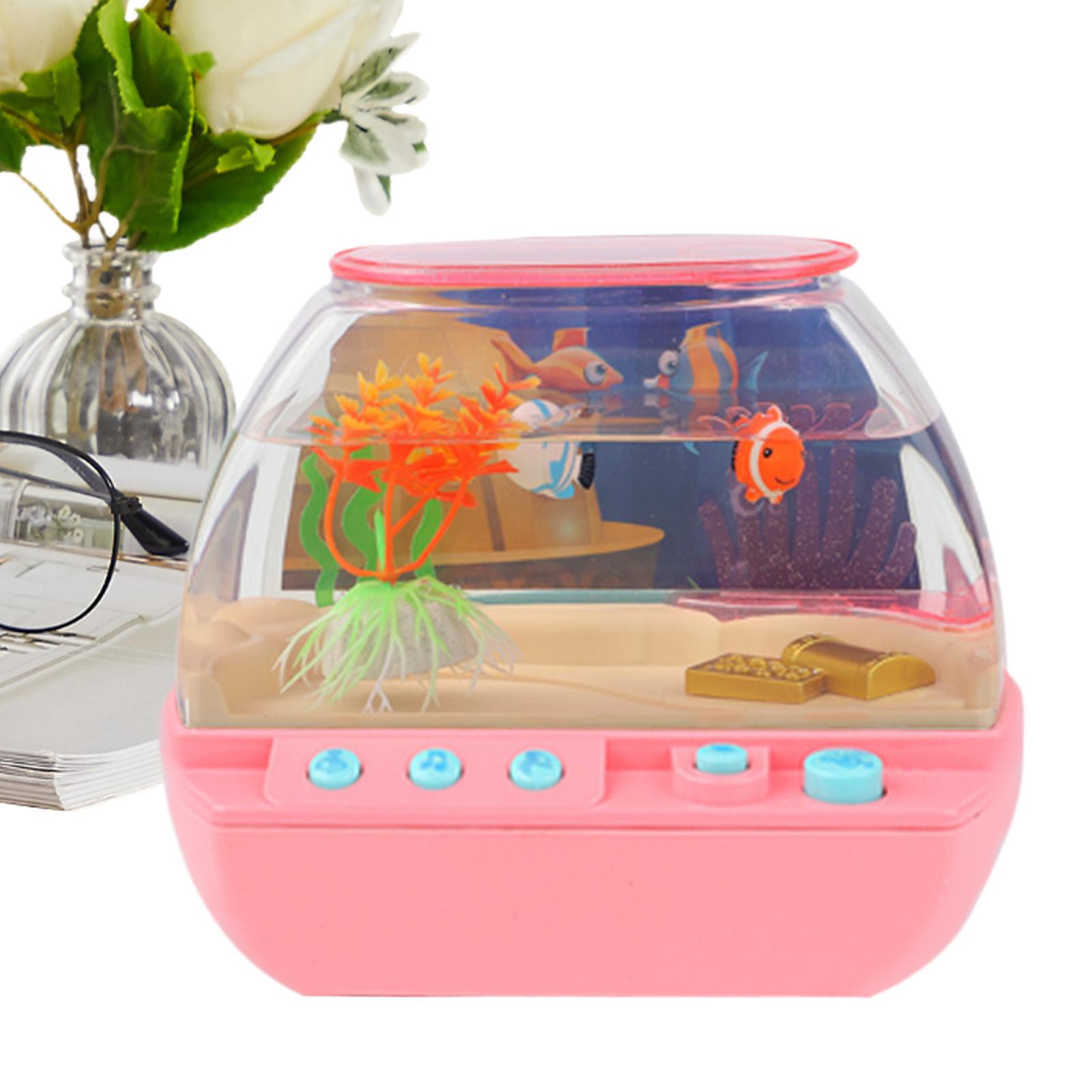 Lighting Decoration In Bedroom - Toy Fish Tank Home Decoration With