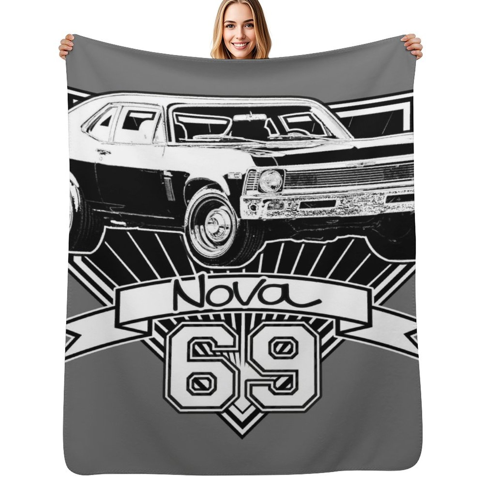 Nova Decor & Lighting Julestjerne - 1969 Nova Throw Blanket Soft Home
