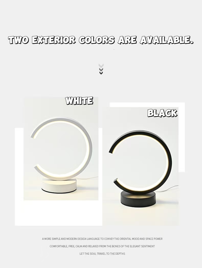 Lighting Decor Living Room - 20CM LED Simple Circular Ring Table