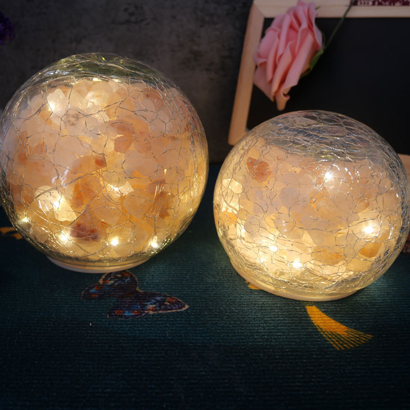 Himalayan Salt Lamp - Cross-border Bestseller Himalayan Salt Lamp, Crackle