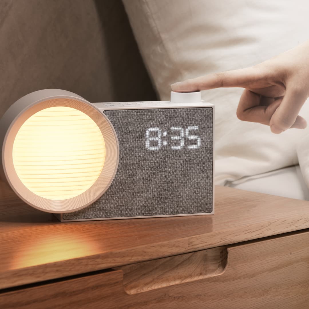 Lighting Decoration In Bedroom - WILIT LED Night Light Alarm Clock
