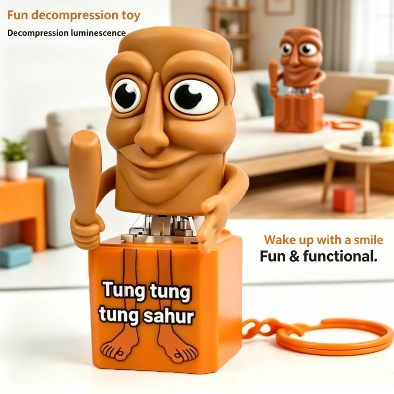 Lighting Decor Items - New Tung Tung Tung Sahur Keychain