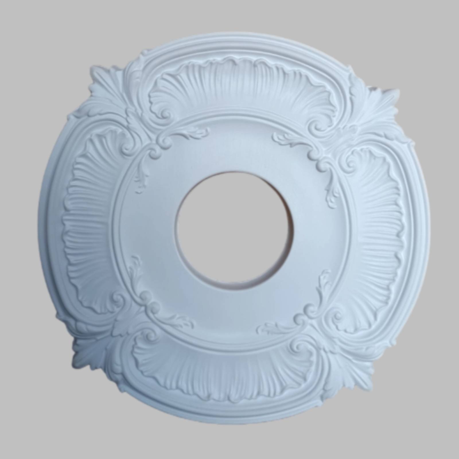 Decor Lighting & Decor Fires - Round PU Ceiling Medallion French-Design Decorative