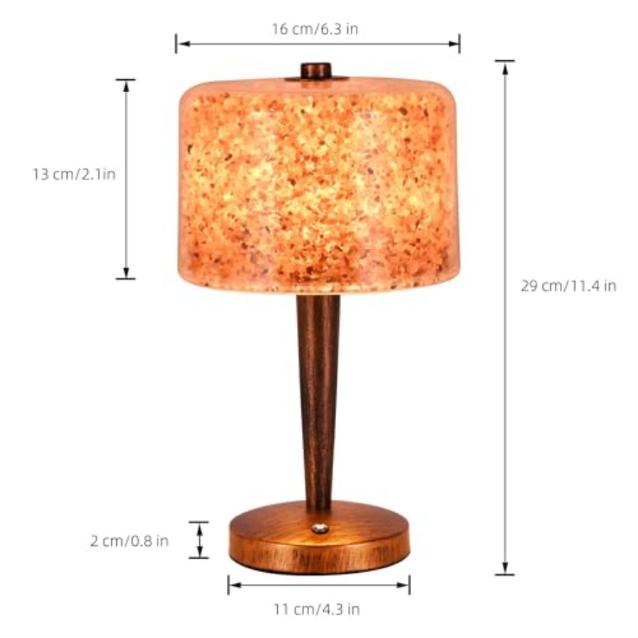 Salt lamp with Touch dimmer Co - Himalayan Salt Lamp ulasan dan harga