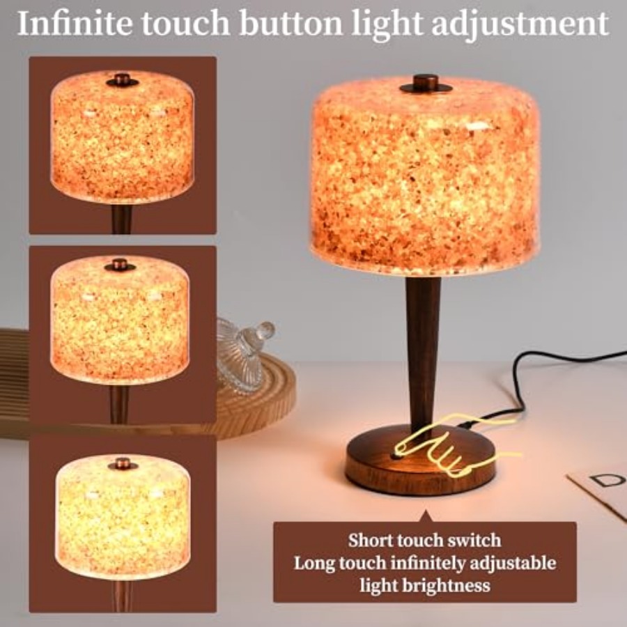 Salt lamp with Touch dimmer Co - Himalayan Salt Lamp ulasan dan harga