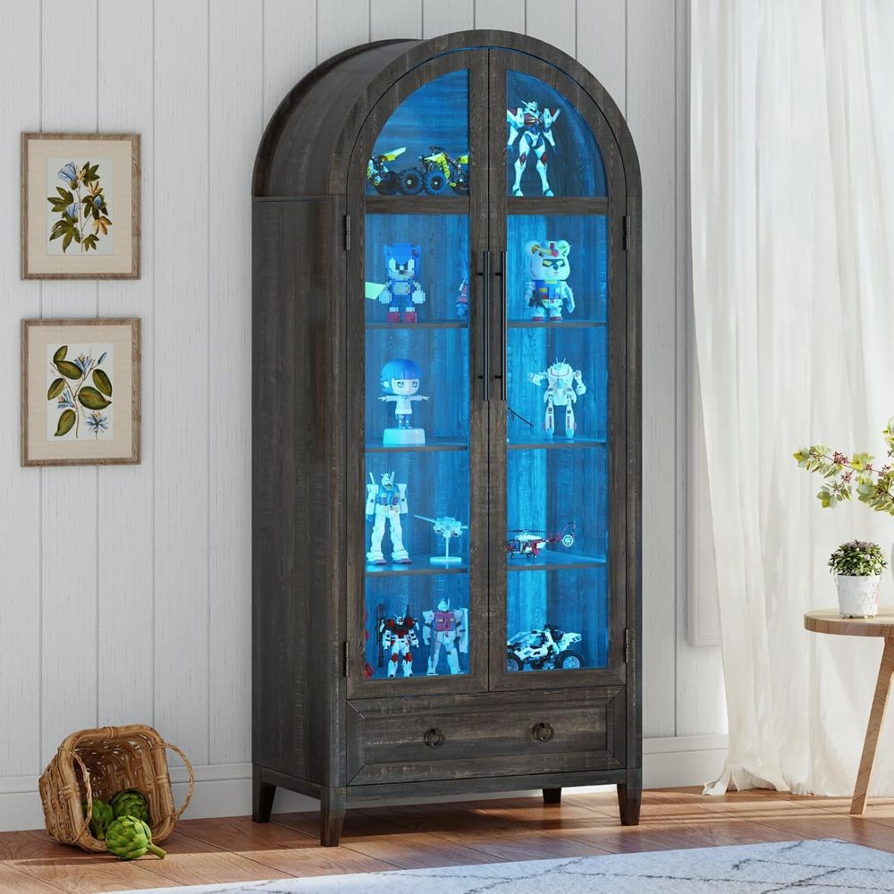 73 Arched Glass Display Cabine - Lighting & Home Decor Studio ulasan dan harga