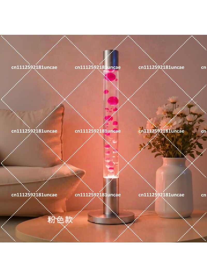 125cm Floor Jellyfish Lava Lam - Ambient Lighting Decor For Room ulasan dan harga