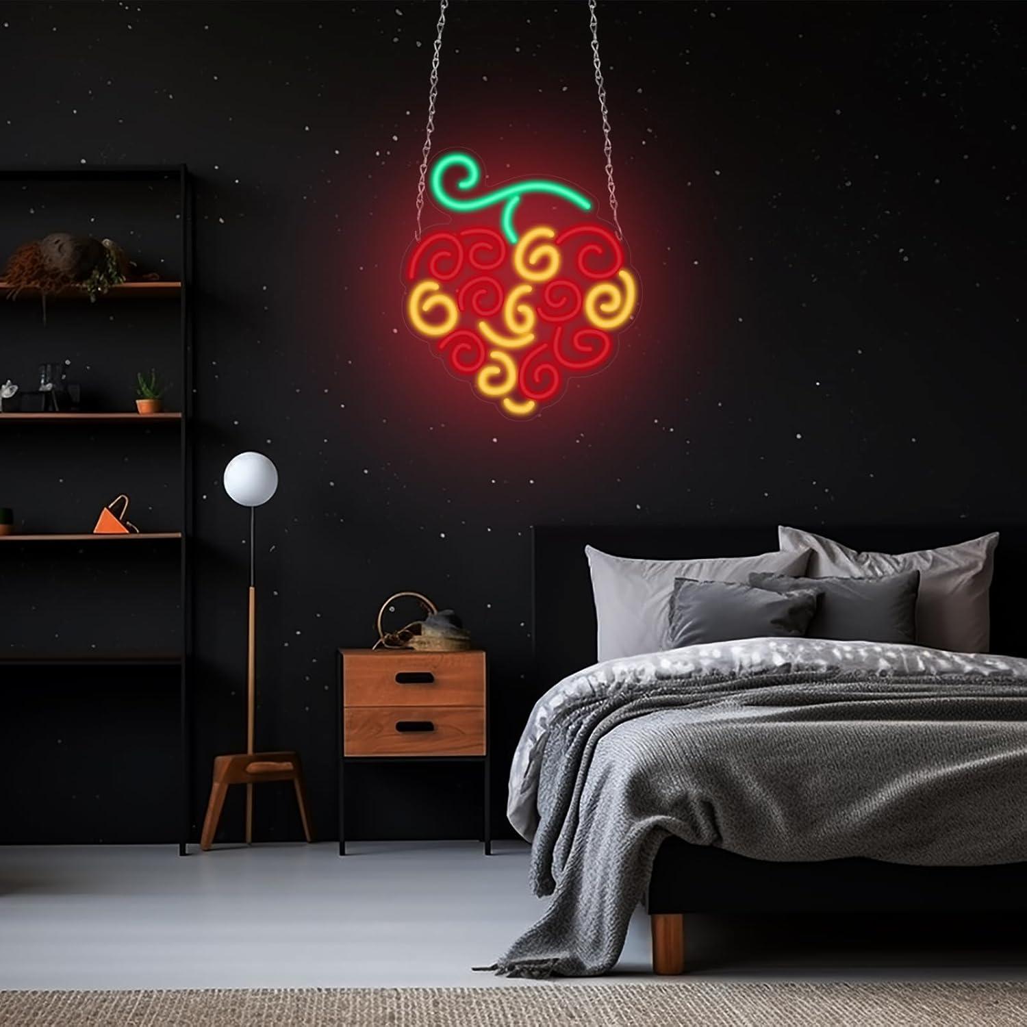 Cyber Fruit Neon Sign USB Dimm - Lighting Decor Living Room ulasan dan harga
