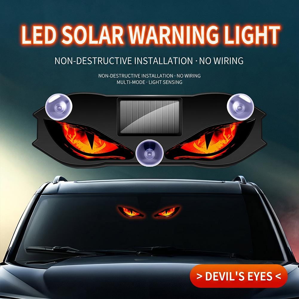 Solar Powered Devil Eye Car Wa - Lighting Decor Inc ulasan dan harga