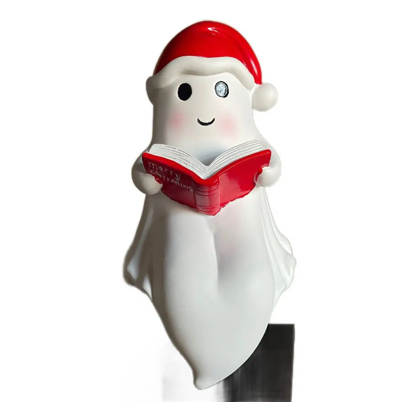 Cute Christmas Ghosts Reading  - Lighting Christmas Decor ulasan dan harga