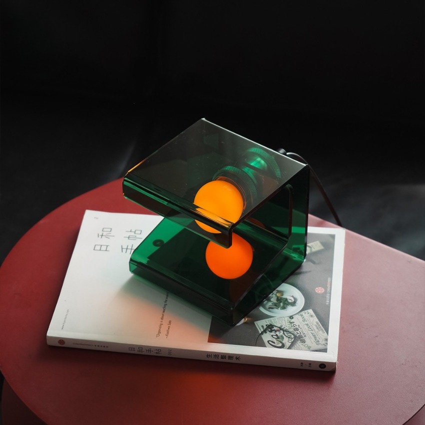 Modern Acrylic Cube Table Lamp - Ambient Lighting Decor For Room ulasan dan harga