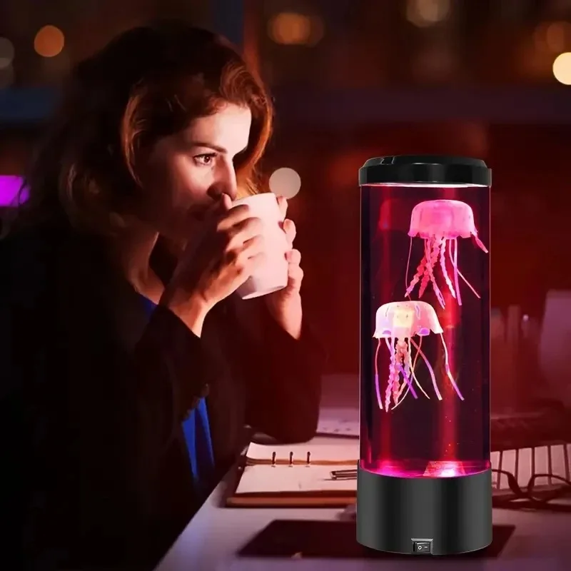 Jellyfish Lava Lamp Aquarium O - Lava Lamp Desktop ulasan dan harga
