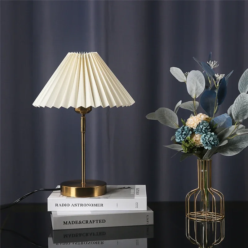Modern Adjustable Pleated Tabl - Lava Lamp Desktop ulasan dan harga