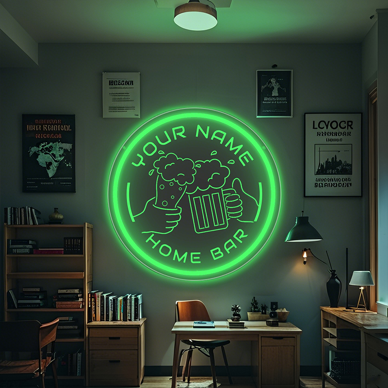 Custom LED Neon Sign with Chee - Neon Sign Custom Led ulasan dan harga