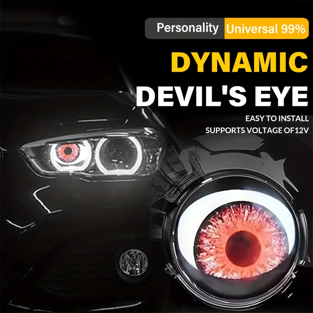 6-Mode Led Dynamic Devil Eye - Decor Lighting & Decor Fires ulasan dan harga