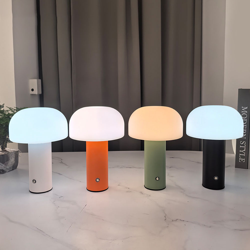 New Mushroom Lamp LED Charging - Mushroom Table Lamp ulasan dan harga