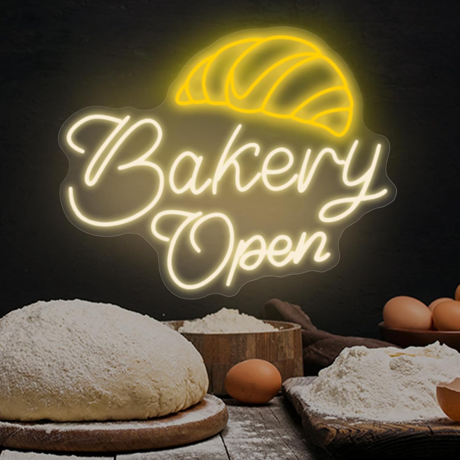 Bakery Open Neon Lights, Perfe - Bathroom Lighting Decor Ideas ulasan dan harga