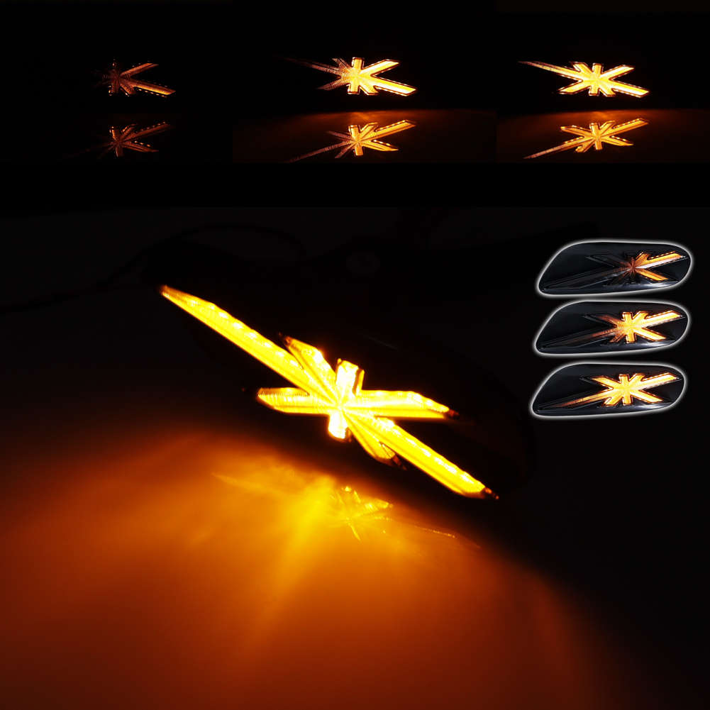 2pcs smoked lens Union Jack Am - Union Lighting & Decor Photos ulasan dan harga