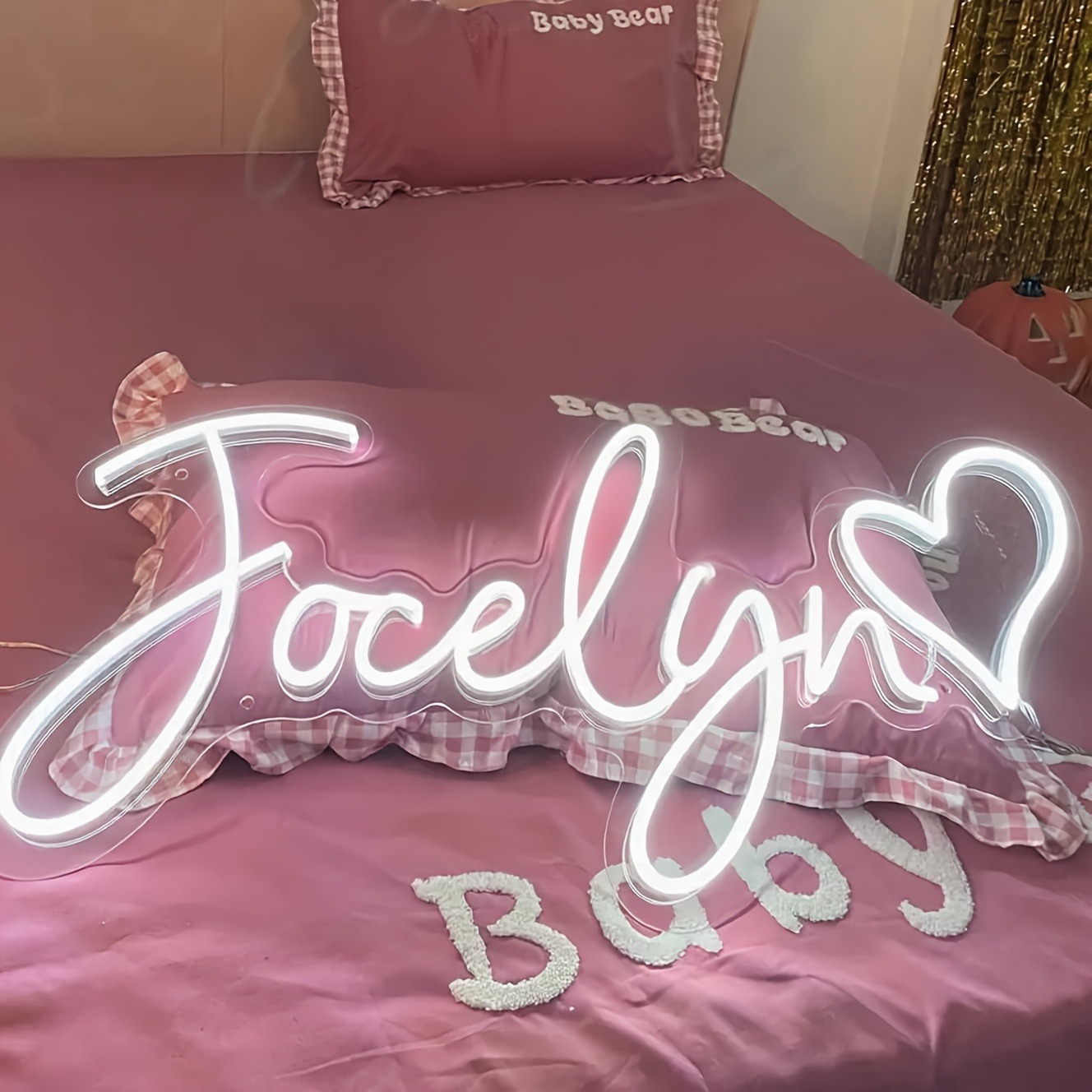 Custom LED Personalized Neon S - Lighting Decoration For Wedding ulasan dan harga