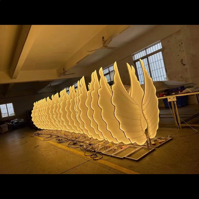 Glowing Angel Wings Light Prop - Lighting Decoration For Wedding ulasan dan harga