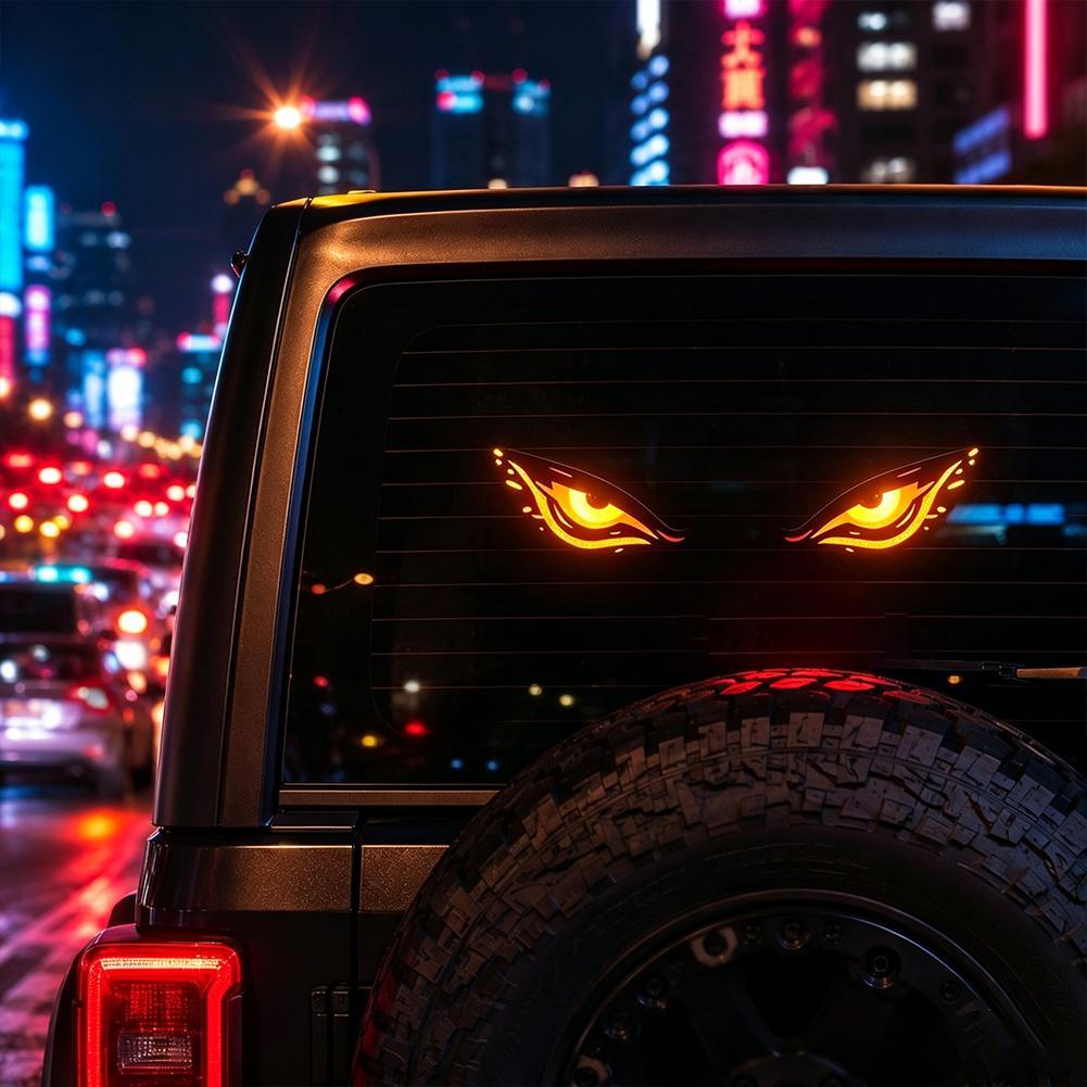 Demon Eye Car Neon Lights Sola - Lighting Decor Inc ulasan dan harga