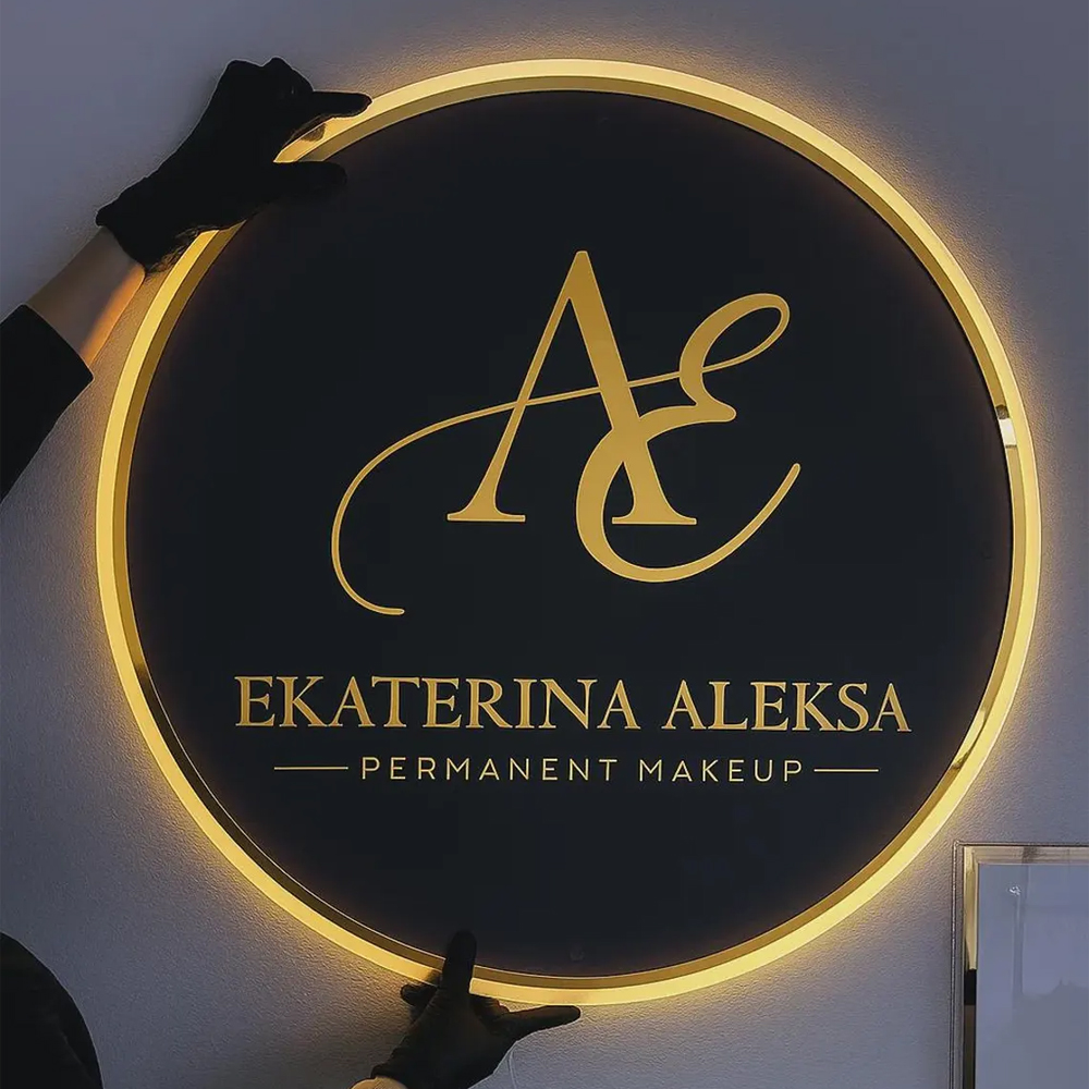 Custom Acrylic Sign Personalis - Neon Sign Custom Led ulasan dan harga