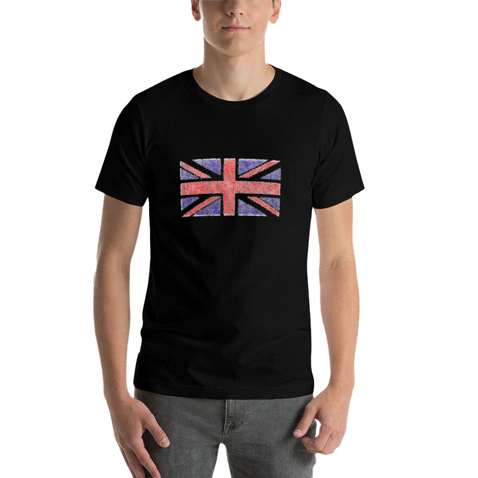 Vintage UK Union Jack Flag T-S - Union Lighting & Decor Photos ulasan dan harga