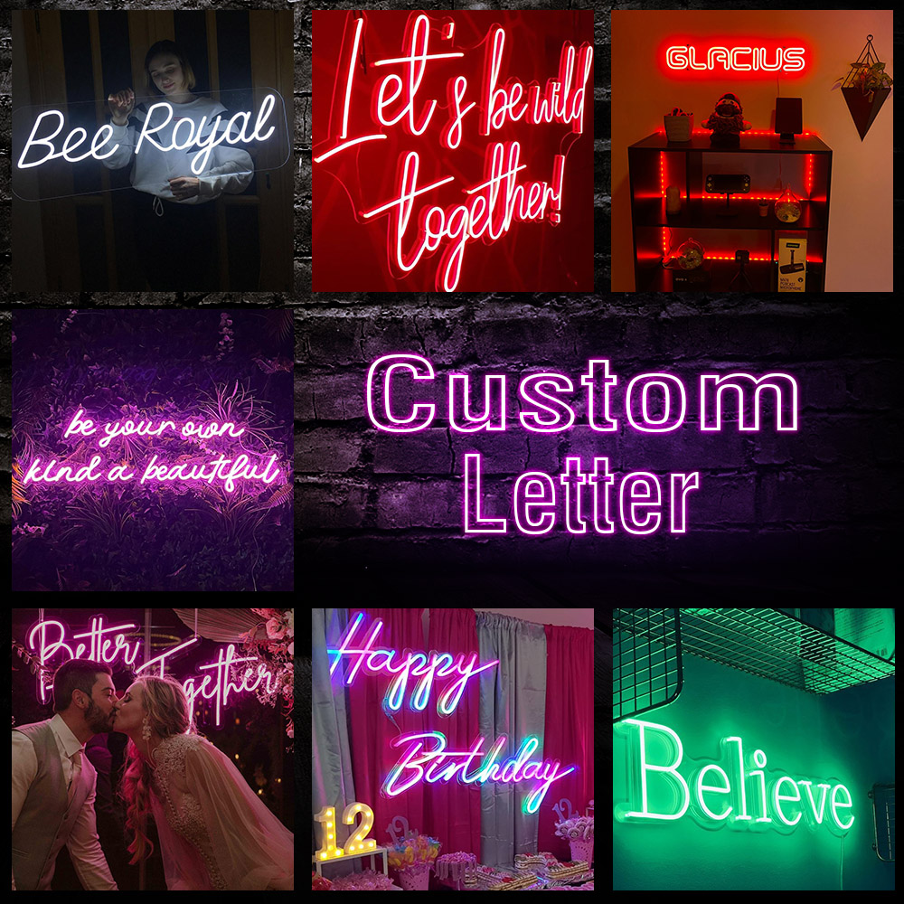 Custom LED Neon Sign Personali - Neon Sign Custom Led ulasan dan harga