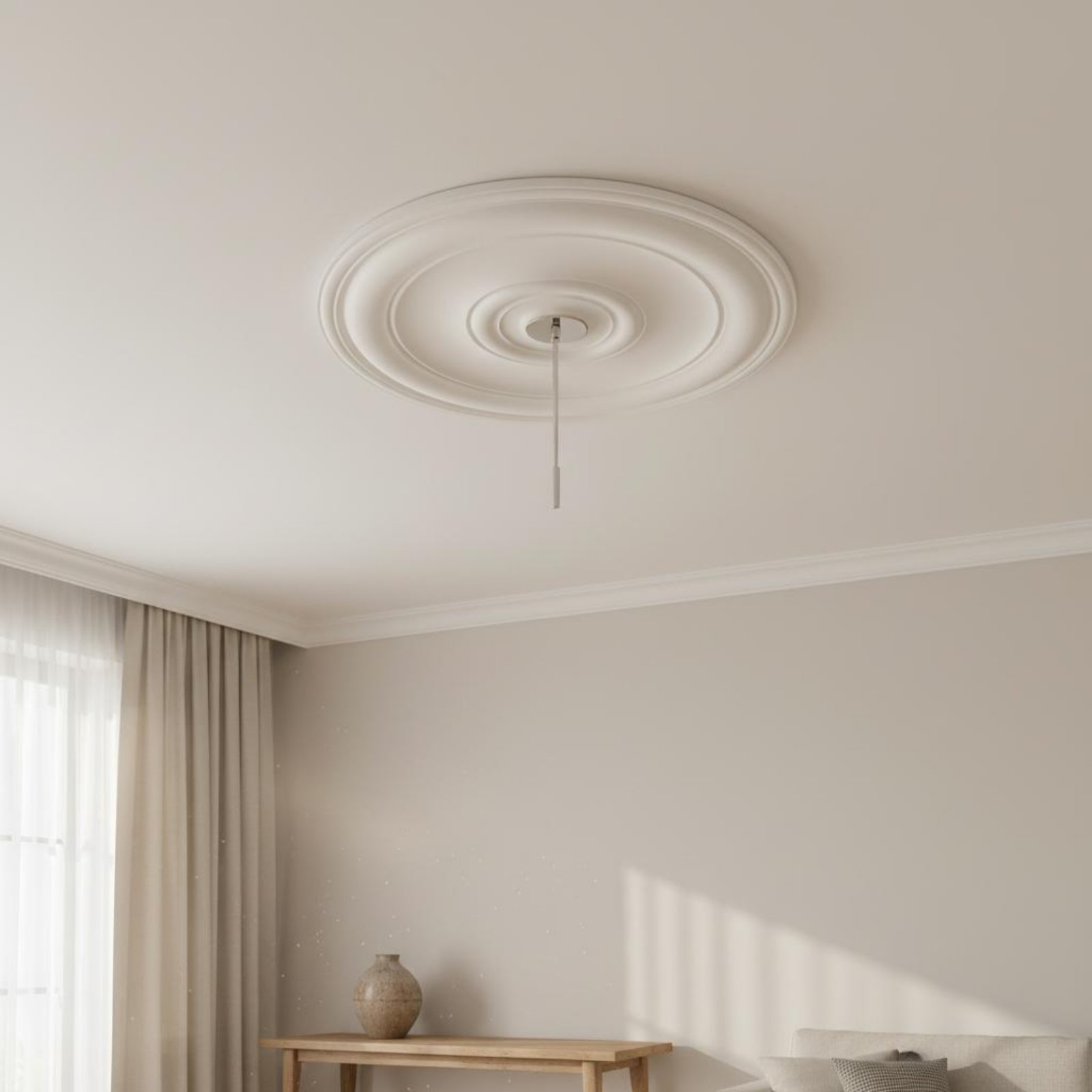 Round Ceiling Medallion Europe - Decor Lighting & Decor Fires ulasan dan harga