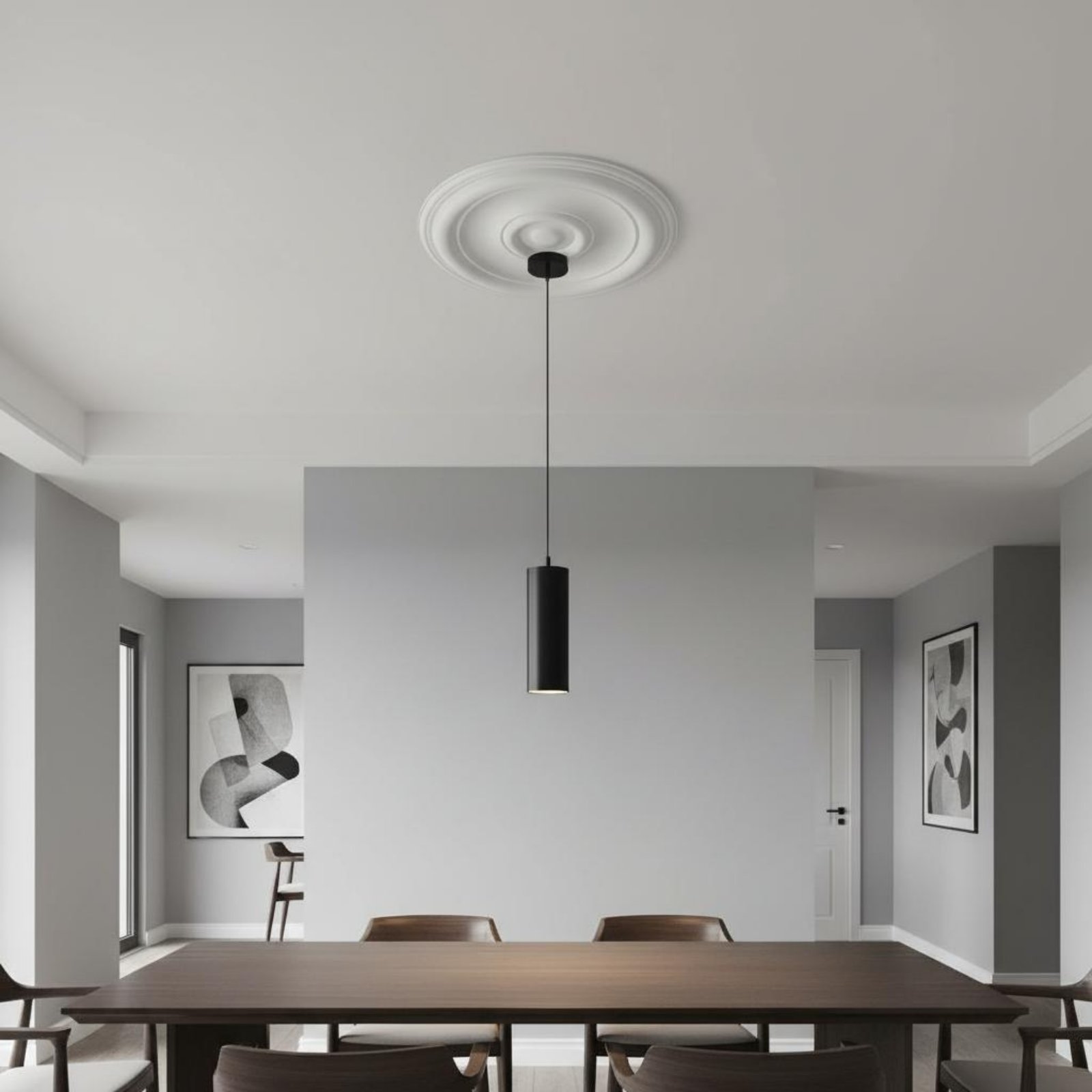 Round Ceiling Medallion Europe - Decor Lighting & Decor Fires ulasan dan harga