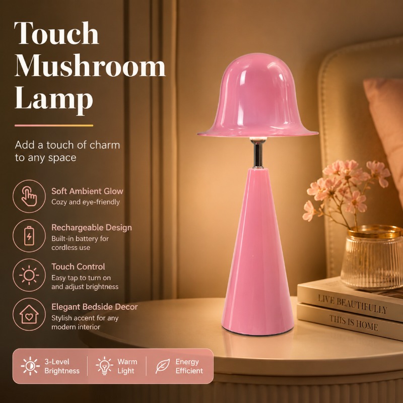 Modern Creative Mushroom Table - Mushroom Table Lamp ulasan dan harga