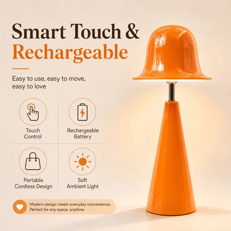 Modern Creative Mushroom Table - Mushroom Table Lamp ulasan dan harga