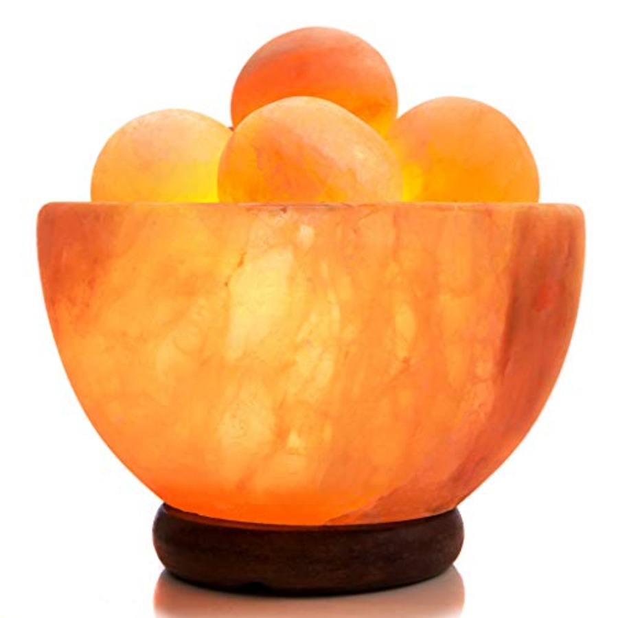 Himalayan Salt Lamp with 6 Him - Himalayan Salt Lamp ulasan dan harga