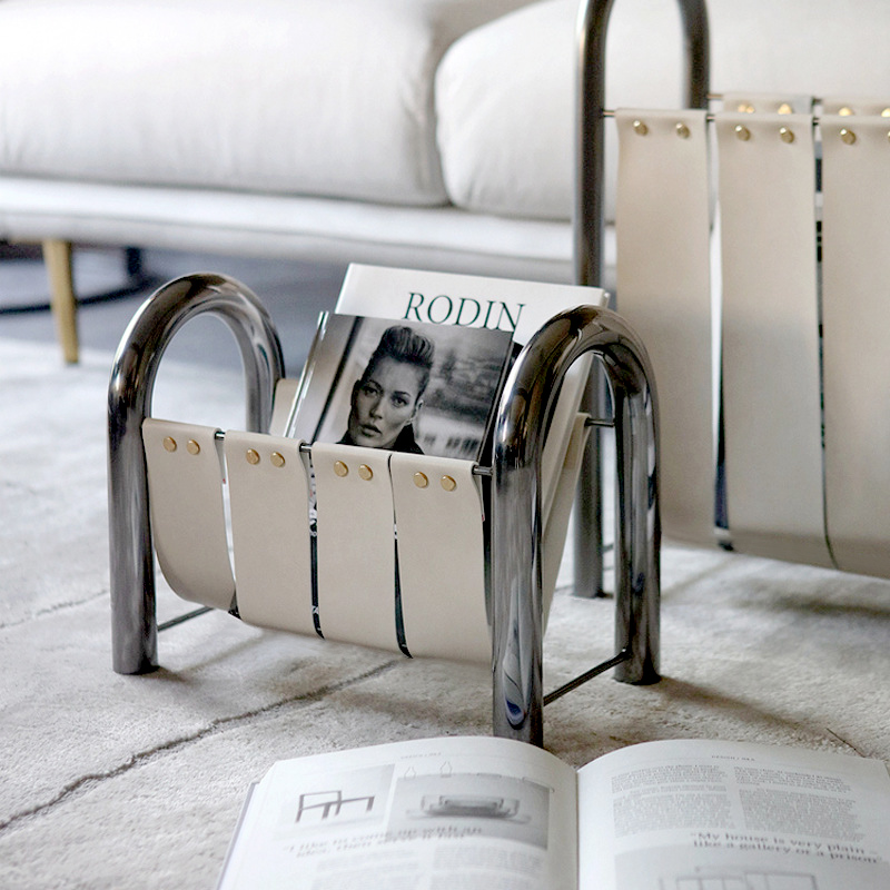 Light Luxury Metal Leather Mag - Lighting And Decor Magazine ulasan dan harga
