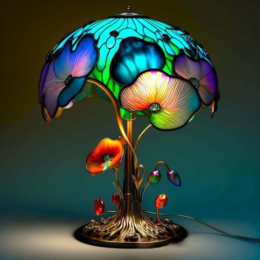 Vintage Aesthetic Design Table - Mushroom Table Lamp ulasan dan harga
