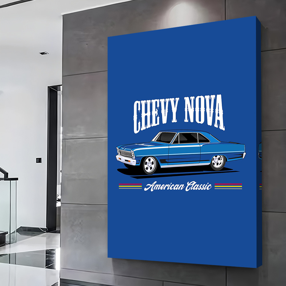 Chevy Nova Classic Cars Printi - Nova Decor & Lighting Julestjerne ulasan dan harga