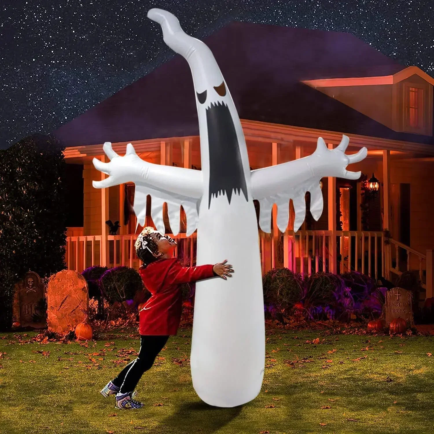Halloween Inflatable Scary Gho - Outdoor Lighting Wedding Decor ulasan dan harga