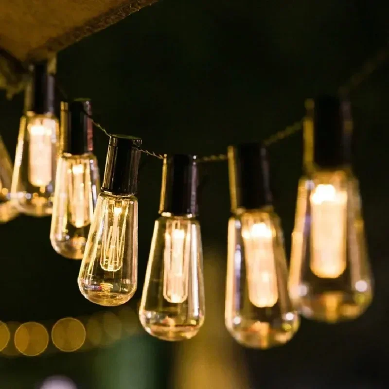 LED Solar String Lights IP65 S - Outdoor Lighting Wedding Decor ulasan dan harga