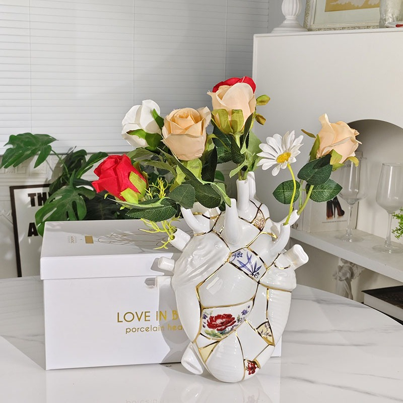 Heart vase Living room wine ca - Lighting Decor Living Room ulasan dan harga