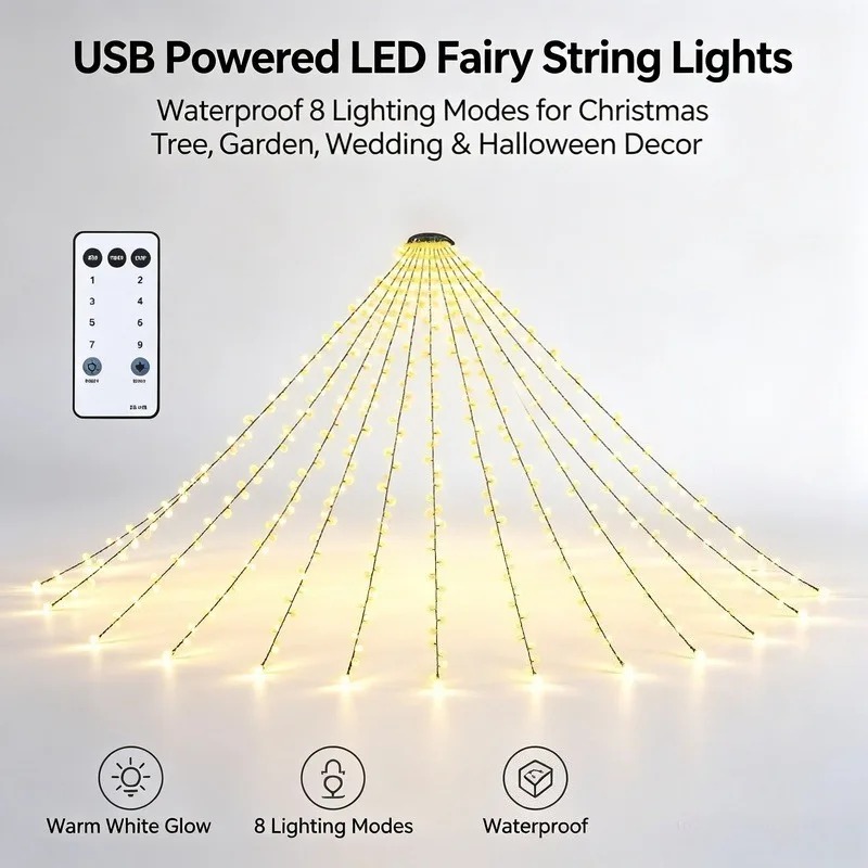 Waterproof USB LED String Ligh - Lighting Decoration For Wedding ulasan dan harga