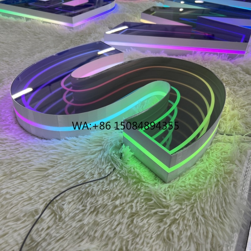 Neon 3D Custom RGB Effect Pane - Neon Sign Custom Led ulasan dan harga