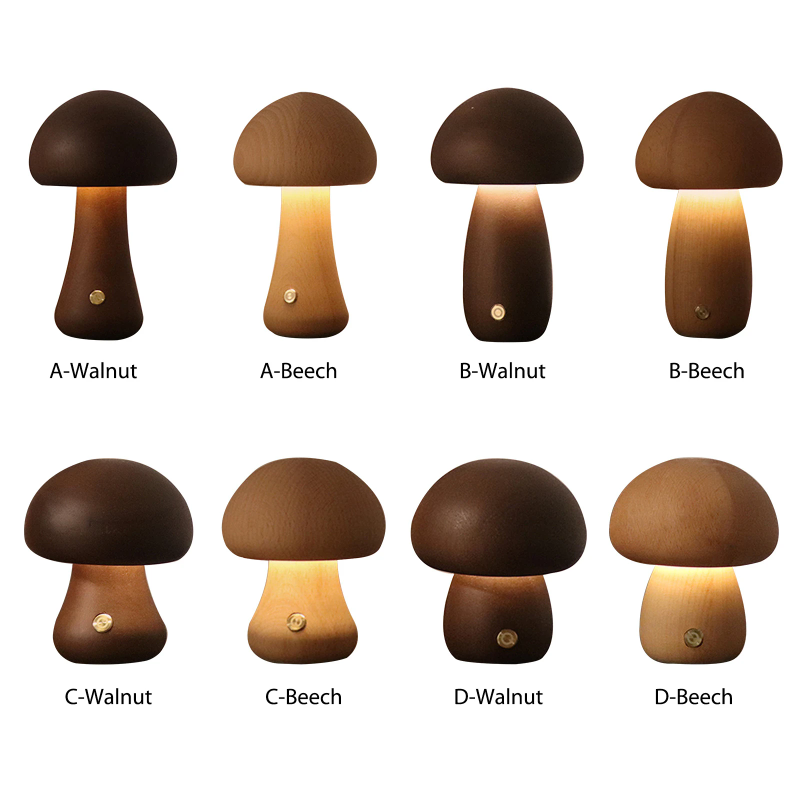 Cute Mushroom LED Night Light  - Mushroom Table Lamp ulasan dan harga