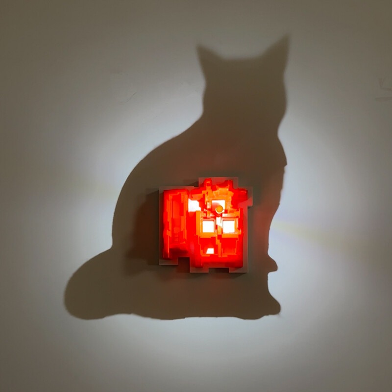 Dropshipping 3D Light Shadow N - Lighting Decoration In Bedroom ulasan dan harga